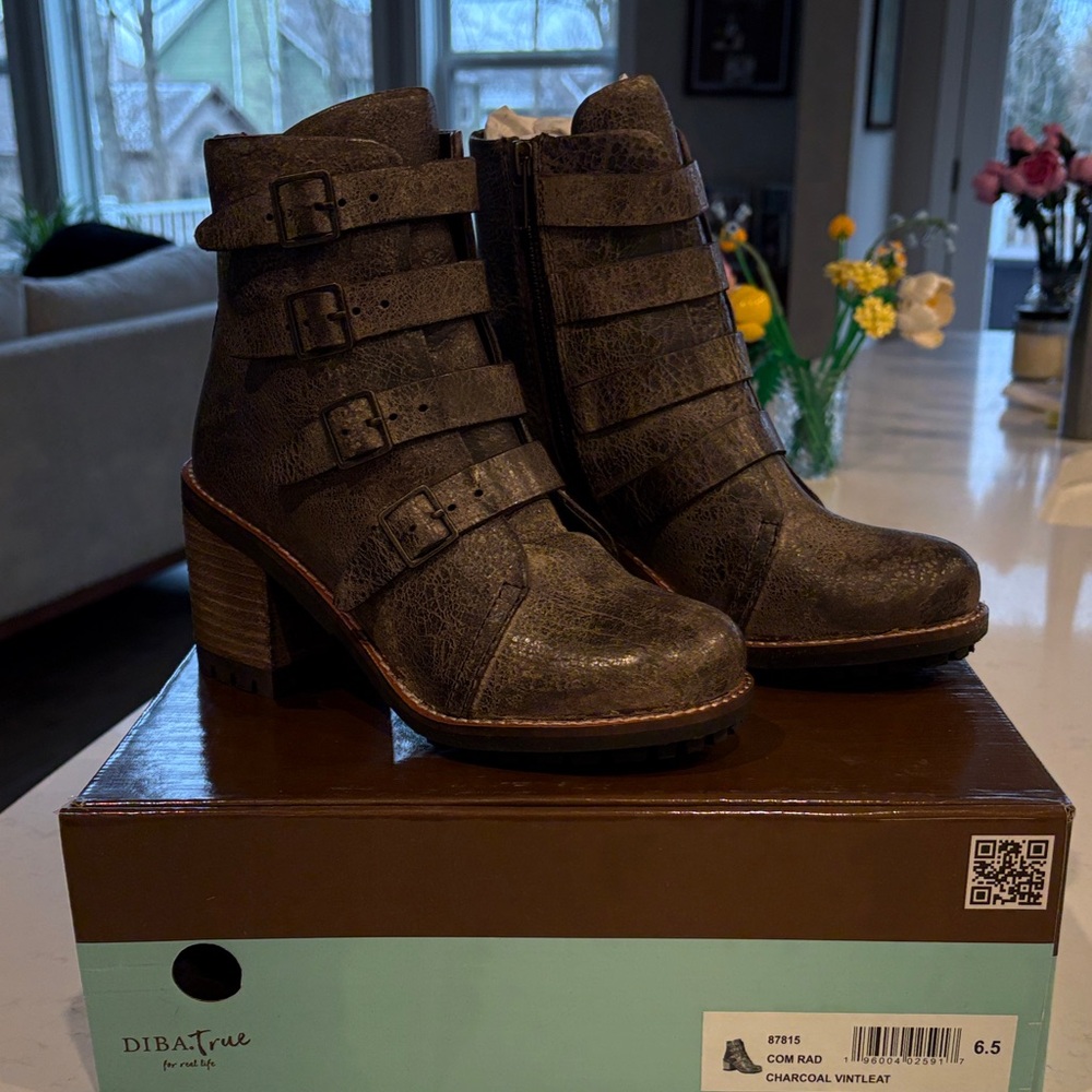 Diba True ComRad Charcoal Women's Boots, 6.5